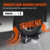 Car Tire Wheel Handcart Toy 2/4PCS 1500 pound Load Capacity Vehicle Skating Belt 4 Wheels Mobile Tire Car Repair Vehicle 3