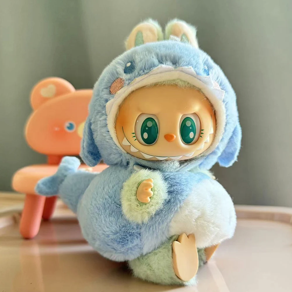 17cm Mini Plush Doll Clothes Outfit Accessories for Korea Kpop Labubu Dolls