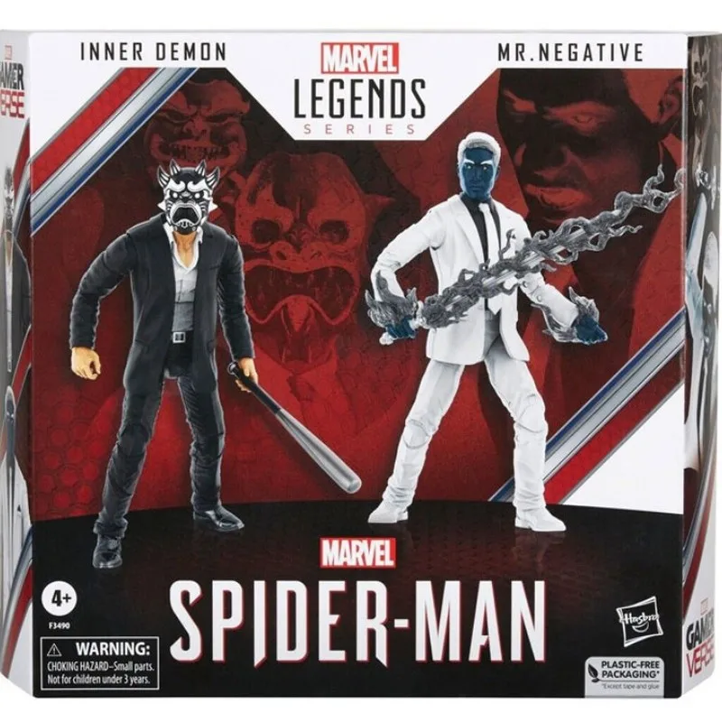

New Marvel Legends Inner Demon & Mr. Negative 6" Pvc Comic Page Action Figurines Collection Decoration Model Doll Kids Halloween