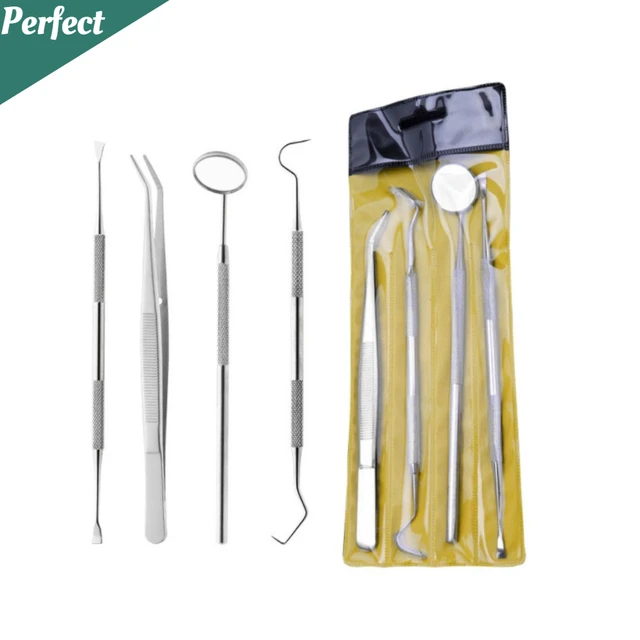 5/4/3Pcs Dental Tools Oral Care Set Endoscope Probe Teeth Removal Endoscope Teeth Whitening Stainless Steel