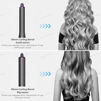 220V bigoudi 6In1 Multi Hair Styler fer à friser brosse à Air chaud 20/30mm baril à friser automatique brosse à lisser douce HairDrye 4
