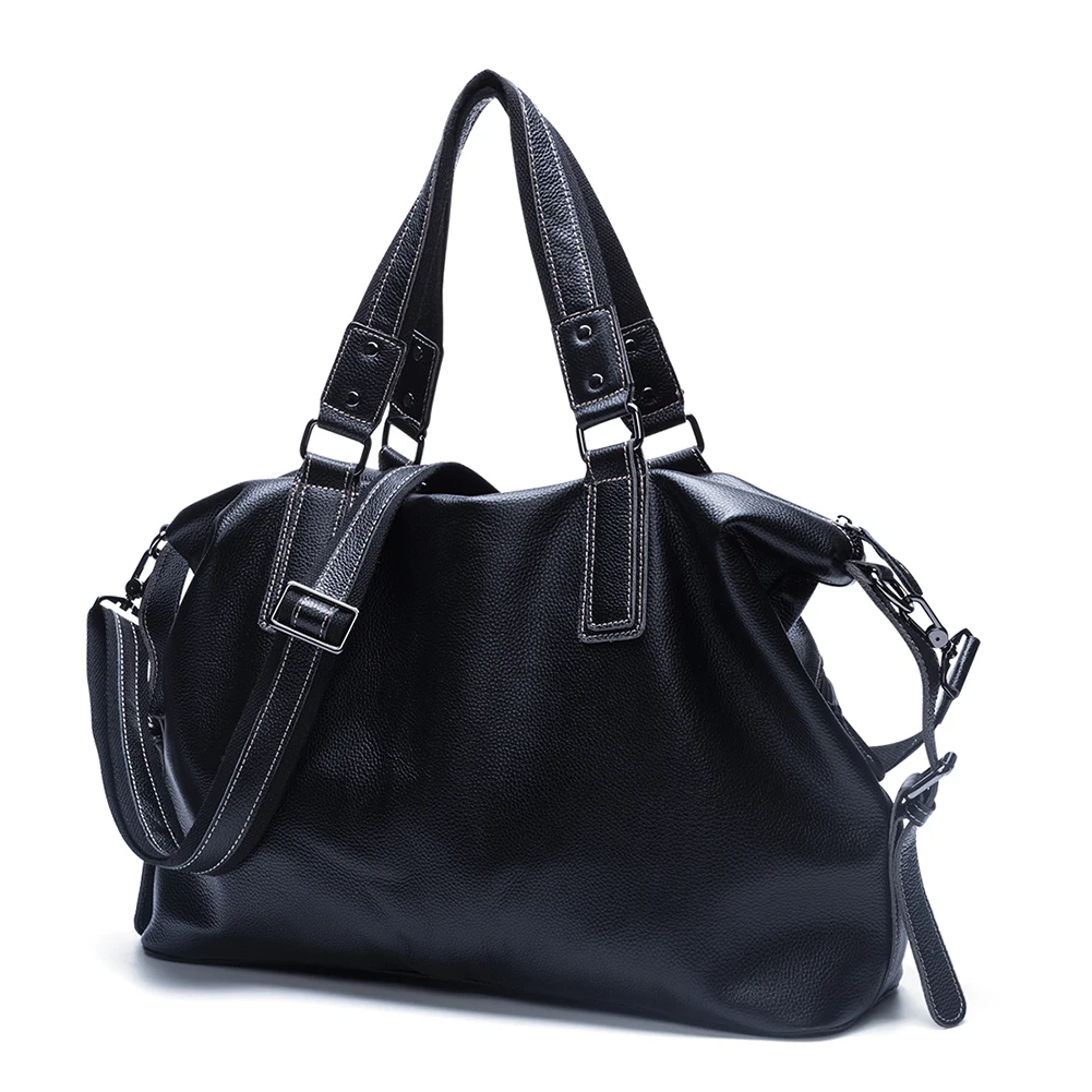 Genuine leather men's bag European and American fashion shoulder bag large capacity multifunctional handbag trend crossbody bag