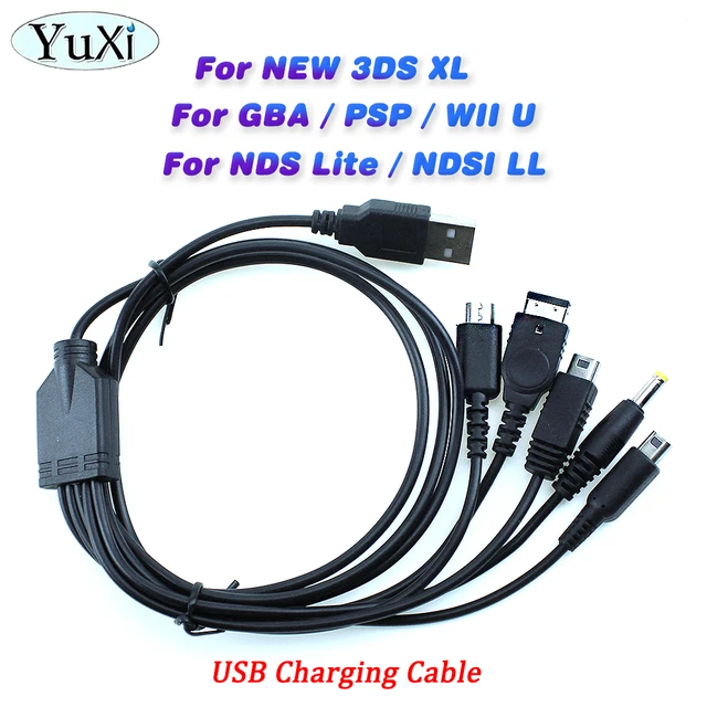 5 in 1 USB Charger Cable for Nintendo DS Lite/Wii U/New 3DS (XL/LL), 3 –  6amgame