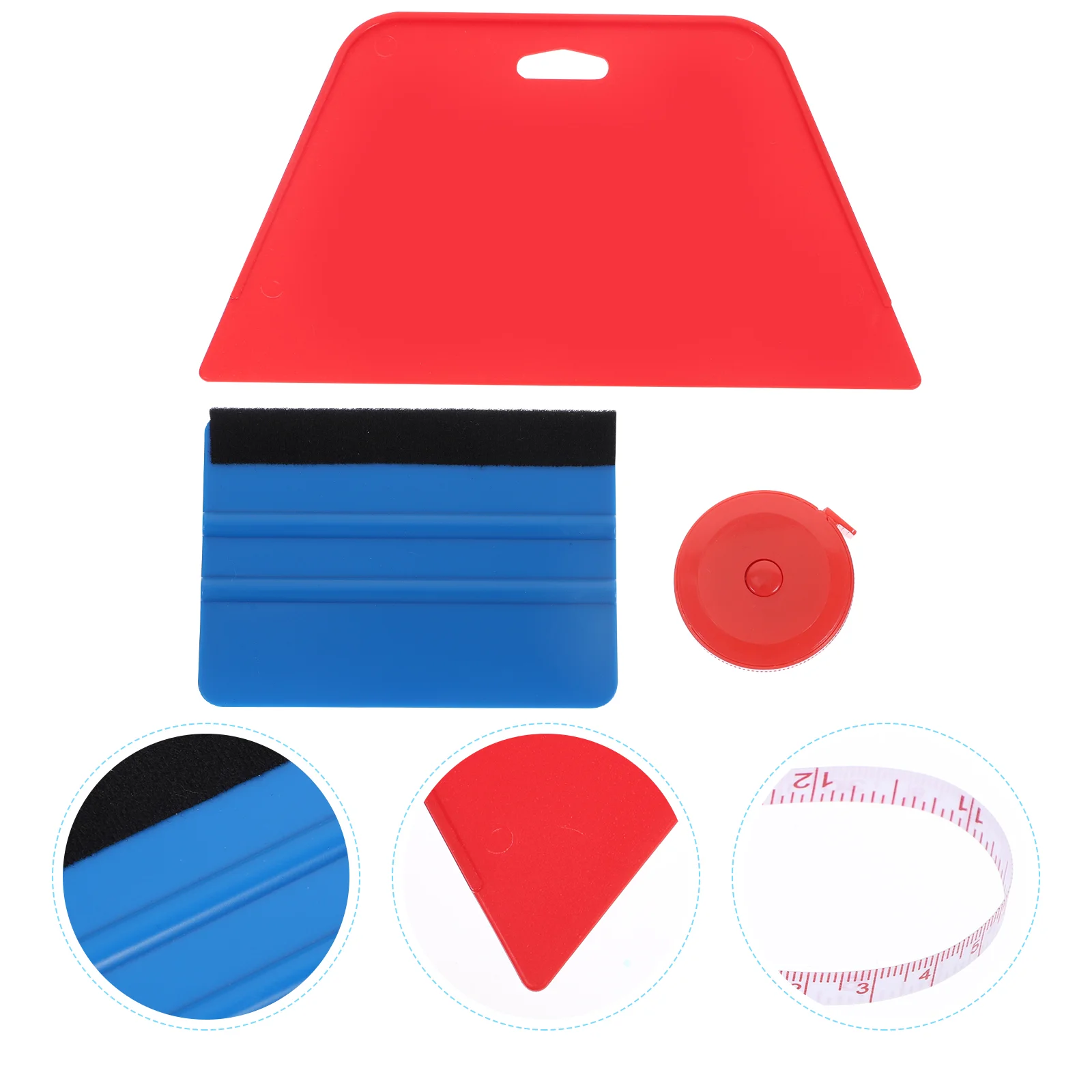 Wallpaper Sticker Tool Smoother Kit Installation Squeegee Tools Plastic for Peel and Pvc