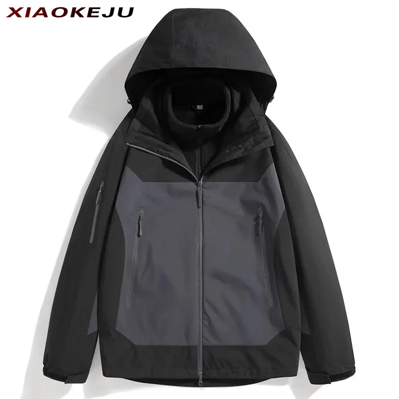 Coat for Men Oversize Winter Jacket Jackets Man Track Outdoor Withzipper Sport Baseball Heavy Oversize Sports
