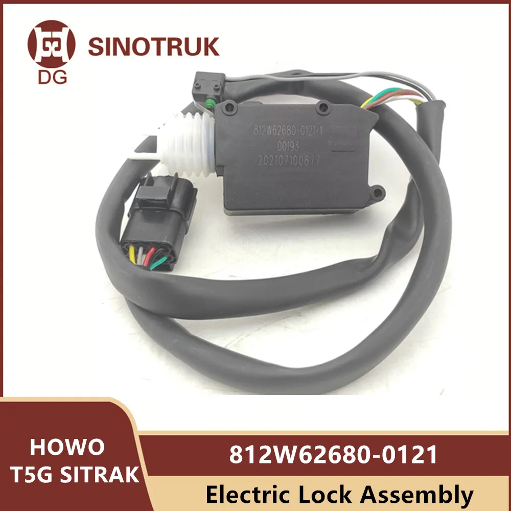 812W62680-0121 Electric Lock Assembly For Sinotruk HOWO TX T5G SITRAK Truck Door Lock Motor heli 3 4 5t qyd electric pallet truck using 24v 250a italy zapi ac motor controller ac 1 24 250a az2014