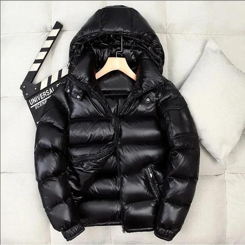 Mens Outdoor Windproof Parkas Down Jackets Winter