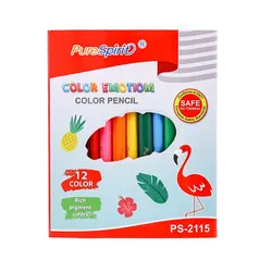 Vibrant 12 - Color Mini Pencil Set - Pre - Sharpened for Creative Drawing and Coloring by Kids (PS2115 color pencils)