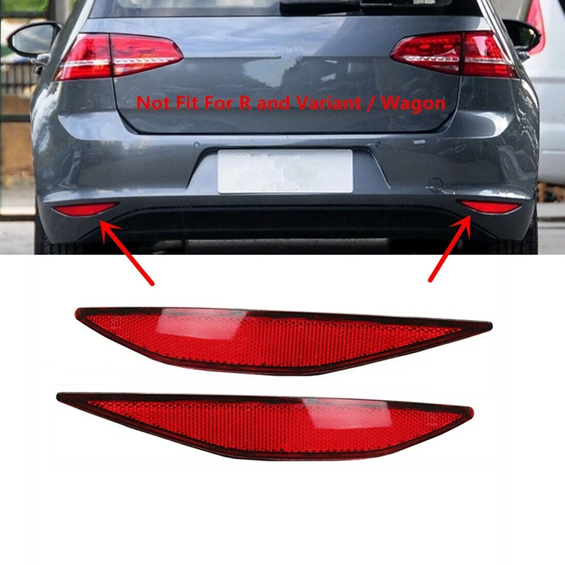 좌우 후방 범퍼 반사판, 골프 MK7 2013 2014 2015 2016 2017 5GG945105 5GG945106, 1 쌍