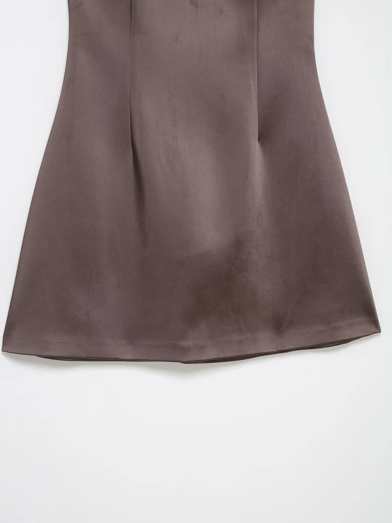 Women Furry Neck Mini Dress Female Coffee Fashion Backless High Street Short Dress Lady Elegant Solid Feather Splice Party Dress