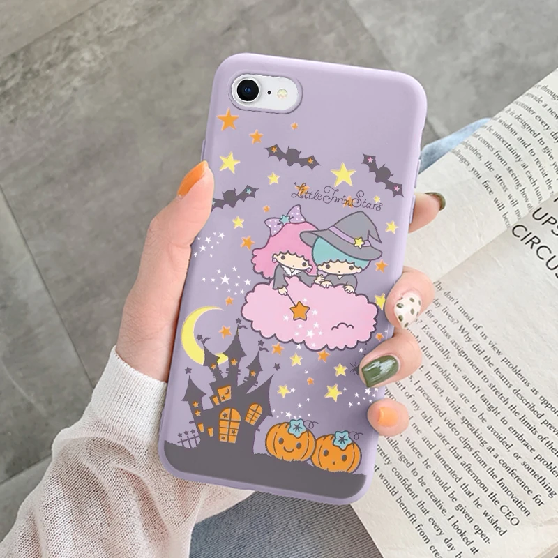 thumbnail image 1 of Funda de silicona suave para iphone, carcasa con diseño de Kuromi Melody, Sanrio, para iphone 7, 8 Plus, SE 2020, SE2020, 1 of 5