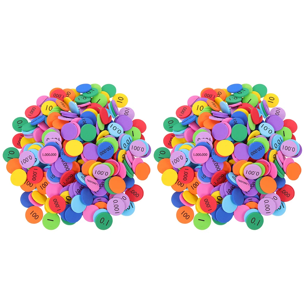 

Educational Toys Arithmetic Round Disks Numbers Place Disks Place Value Educational Disks Digital Disc Puzzle Aids