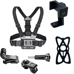 Hands-Free Rotating Phone and Camera Chest Mount Harness - NXD-B