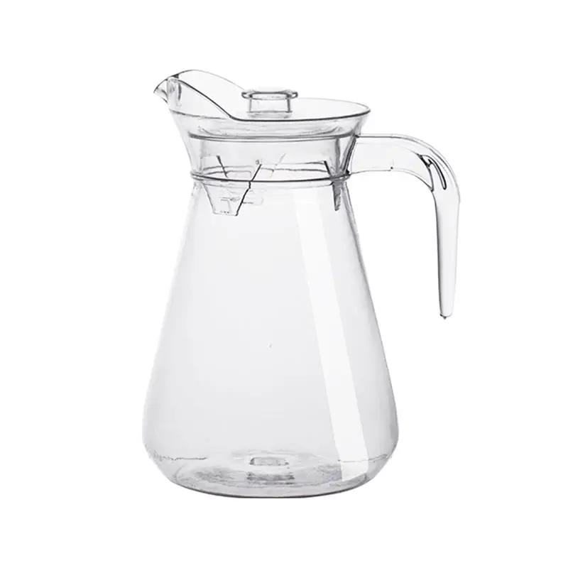 Drinking Pitchers Acrylic Container Lid Cold Water Jug Clear Container Cold Water Bottle Plastic Pitcher Tea Kettle plastic juice jug,cold water jug