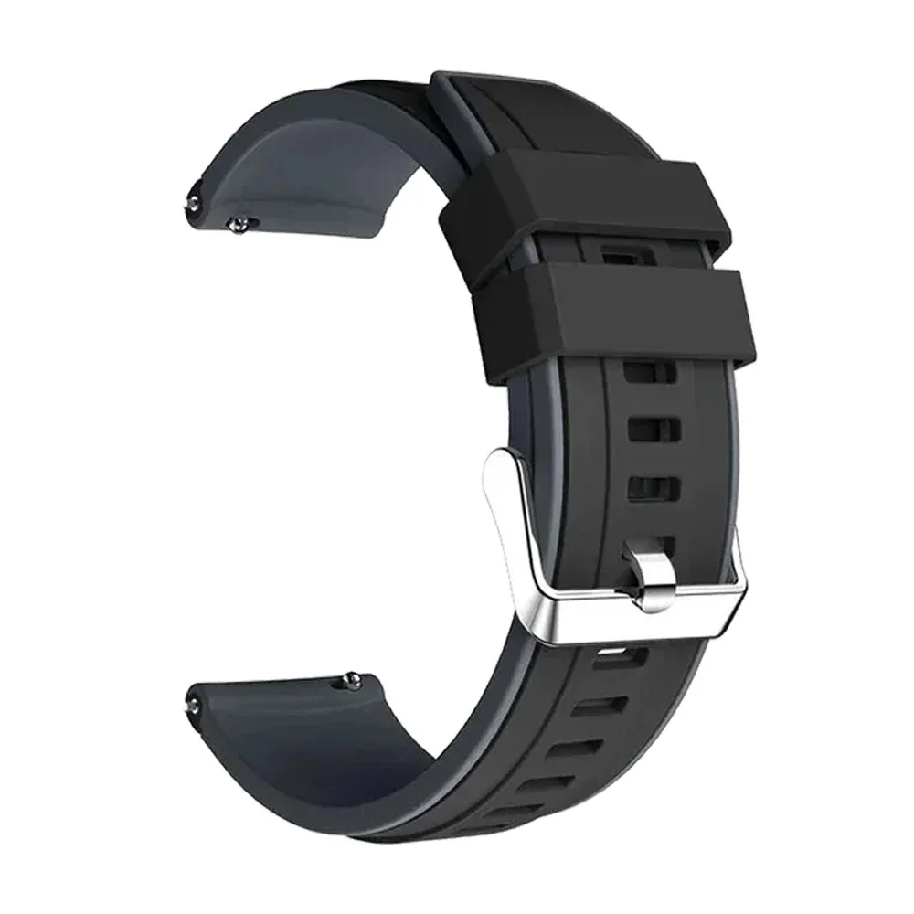 Two-Tone Silicone Strap for Smartwatches - Stylish and Versatile Watch Band Bracelet