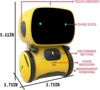 Emo Robot Smart Robots Dance Voice Command Sensor, Singing, Dancing, Repeating Robot Toy for Kids Boys and Girls Talkking Robots 6