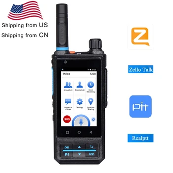 Inrico 4G Network Radio S200 Android 10 LTE/WCDMA/GSM Mobile Phone Work With Real-ptt Zello Unlocked Walkie Talkie Global Call 1