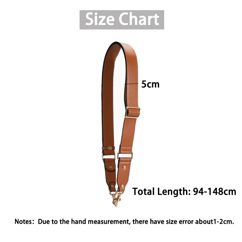 EverToner Leather For Women Handbag Adjustable Shoulder Strap Crossbody Bag Handbag Strap Replacement Bag Accessories