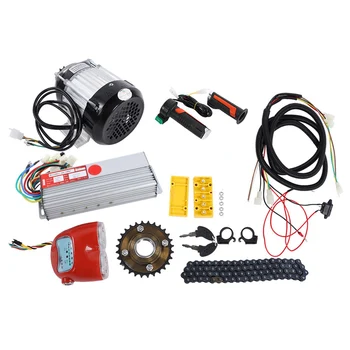 48V 800W Bici Elettrica Kit di Conversione Motore Brushless Triciclo Elettrico Scooter Controller Motore FAI DA TE Manubrio Acceleratore Refit