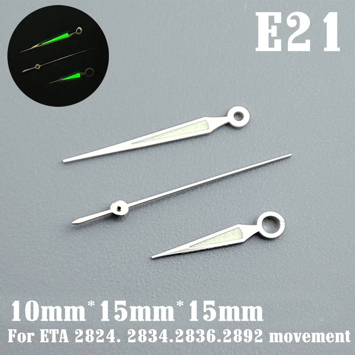 Green Super Luminous Watch Hands