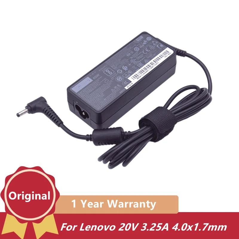 Muslimex 20V 3.25A 65W 4.0*1.7M Sa10M42790 Caricabatterie Adattatore Ca Per Laptop Per Lenovo Ideapad 320 100-15 B50-10 Yoga 710 510-14Isk