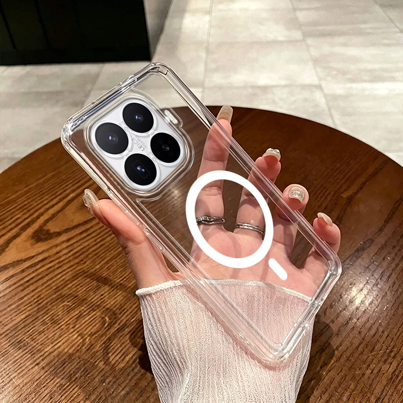Magnetic Soft Phone Case with Shock Protection Cover