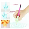 1/3/6Pcs Writing Corrector Children Writing Pencil Pen Holder 3/2 Finger Silicone Finger Posture Correction Tool for Kids Gifts 5