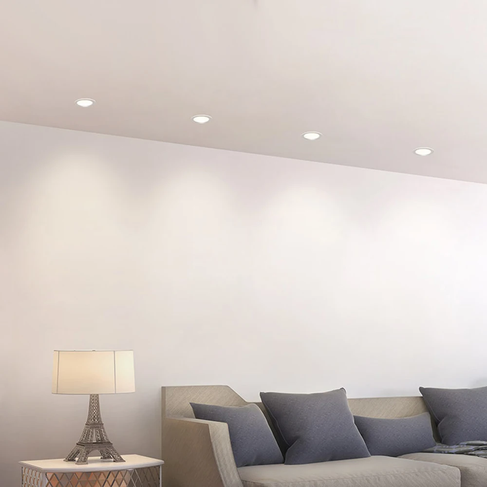 LED Downlight SMD Driverless 2835 AC220V 3W 5W 7W 9W 12W Ultra-thin Round Ceiling Spot Light Indoor Lighting