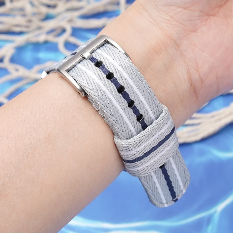 النايلون حزام ل بلانكبين X سواتش MoonSwatch 20 ملل...