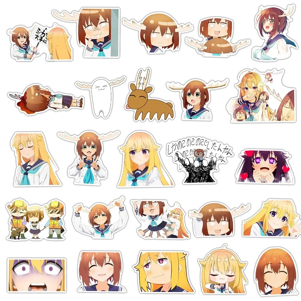 My Deer Friend Nokotan Stickers Kawaii Shikanoko Anime Sticker Scrapbooking Bike Guitar Laptop Girls Koshi cartoon stickers decorative stickers self adhesive stickers anime stickers adhesive stickers decorative labels stickers cartoon sticker 10/30/50pcs