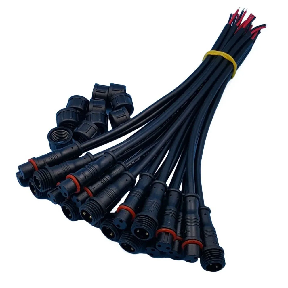 

10 пар, водонепроницаемые штекеры IP65 20AWG