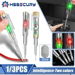 1/2/3Pcs Intelligent Voltage Tester Pen 24/70-250V Induction Power Detector Pen Electrical Screwdriver Indicator Circuit Tester