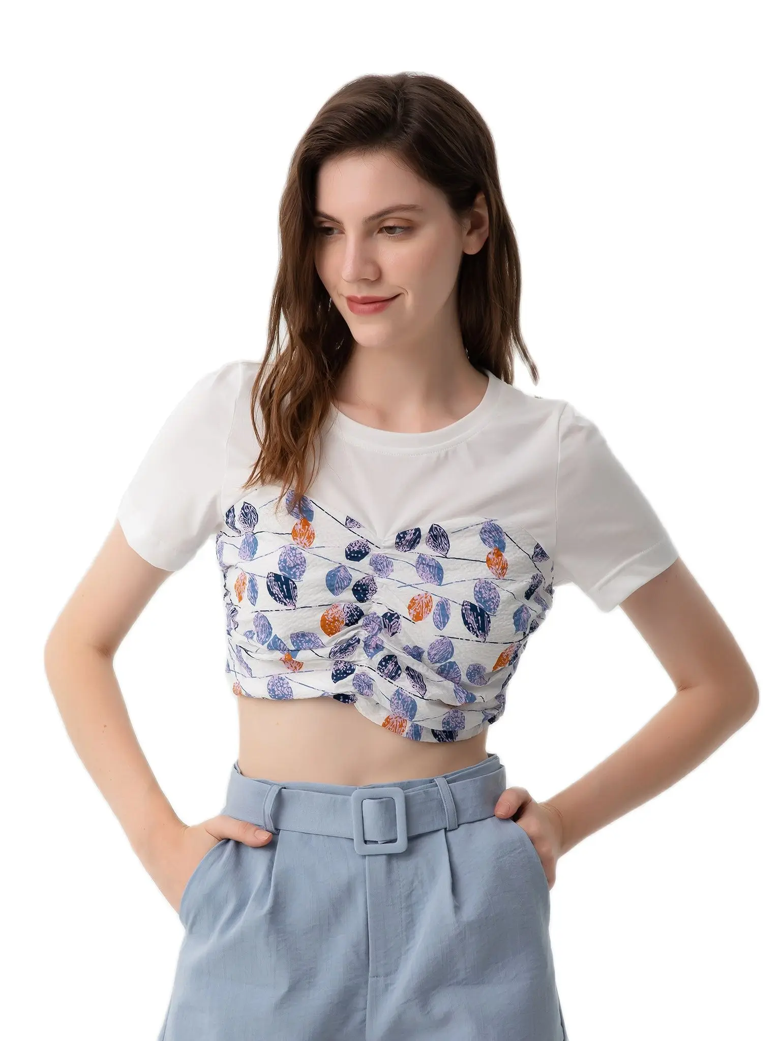 

Meme Gaga Y2k Tops O Neck T Shirt For Women Dress