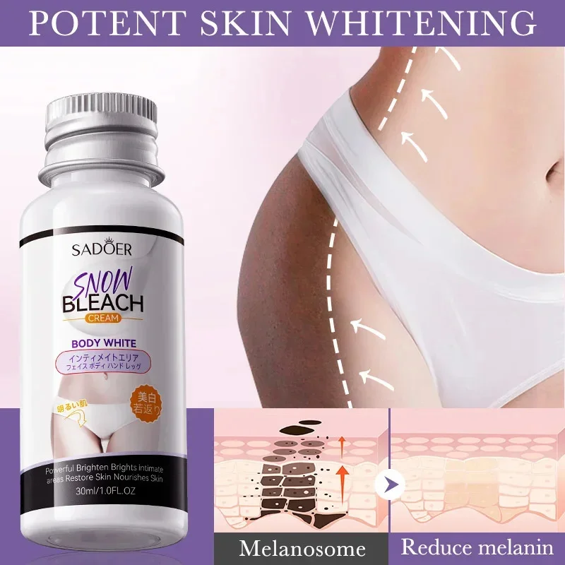Whitening Cream Private Parts Underarm Bleaching Serum Whiten Butt Knee Brighten Inner Thigh Intimate Parts Dark Remove Melanin 6