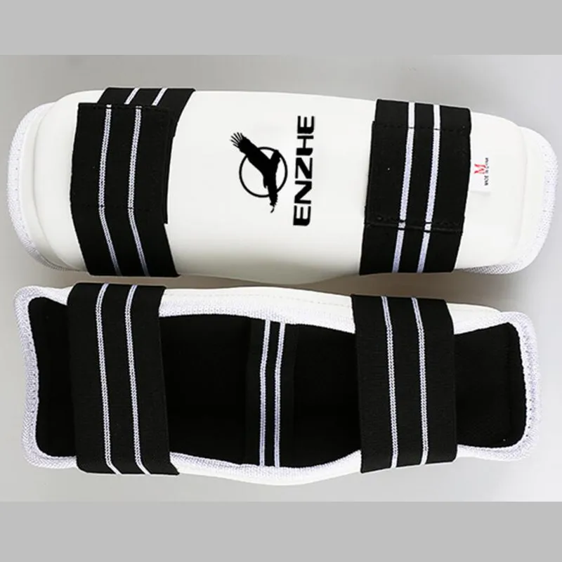 Espinilleras de brazo de Taekwondo, protector de kick boxing, polainas de boxeo de Karate, protección de tobillo para MMA, Muay thai, espinilleras - Imagen 4