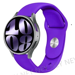 Universal Silicone Smartwatch Strap, 20mm/22mm, Variety of Colors for 22mm watch strap (Deep purple-11)