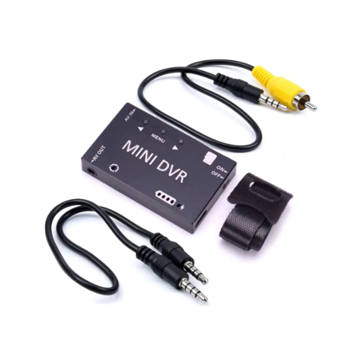 

FPV Recorder Mini FPV DVR Module NTSC/PAL Switchable Built-in Battery Video Audio FPV Recorder for RC Models Racing(A)
