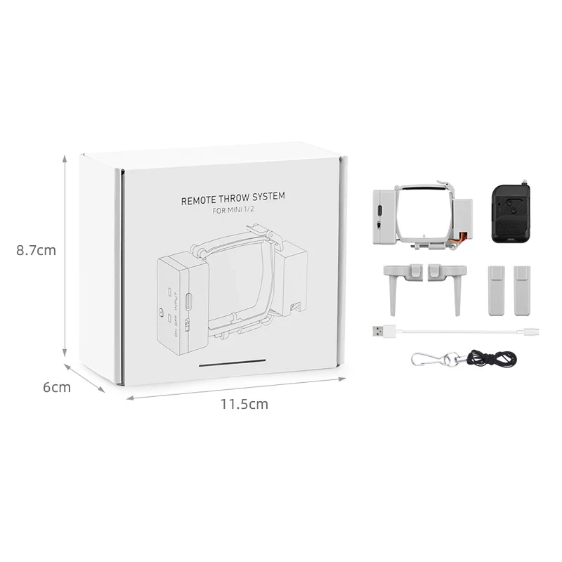 MAVIC Mini1/2/SE/Mini 4K용 에어드롭 시스템 투척기 낚시 미끼 배송용 포물선형 에어드롭 시스템 액세서리
