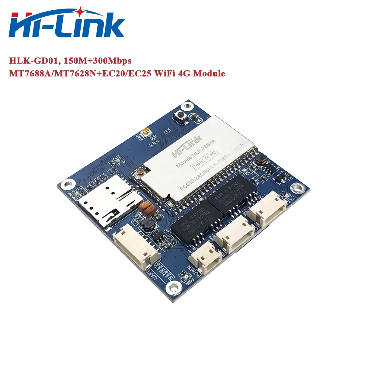 HLK-GD01 MT7688A/7628N+EC20/EC25 4G LTE WiFi Router Module