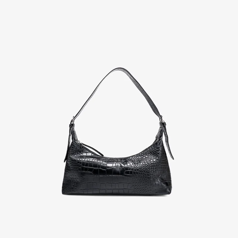 

Female 2023 Spring New Underarm Messenger Bag Fashion Retro Crocodile Pattern Purses and Handbags High Sense Shoulder Bags