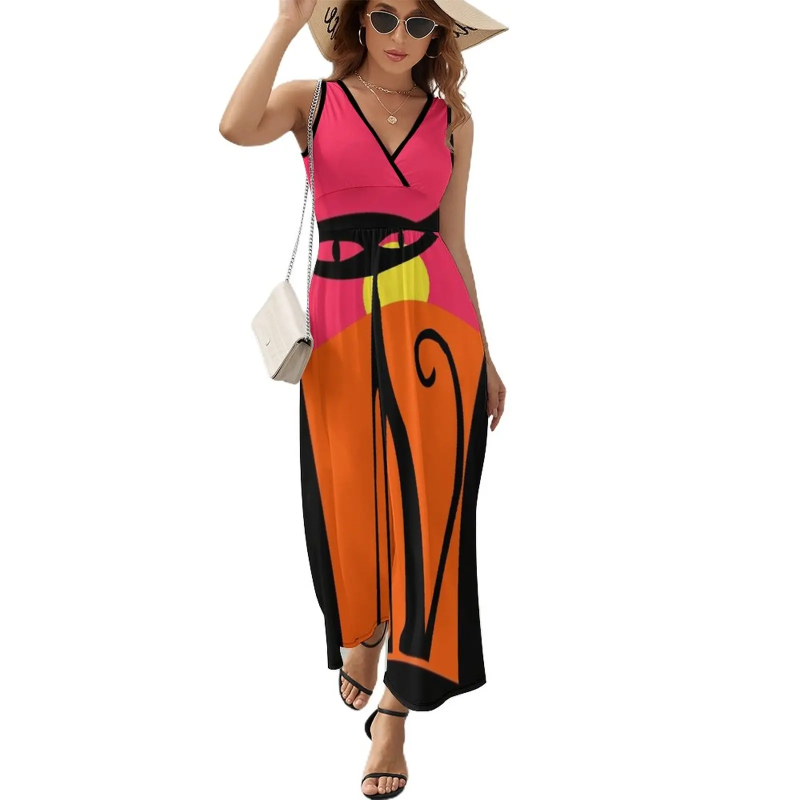 

Pop Art Cat Sleeveless Dress dress dresses Women's evening dress summer dress women 2023