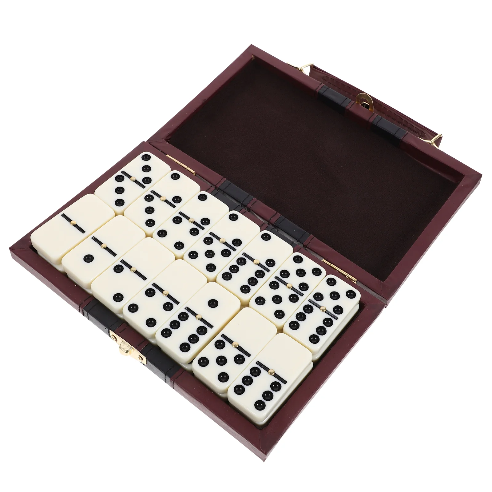 나무 상자 도미노 엔터테인먼트 장난감, 레크리에이션 파티 게임 장난감, 1 세트