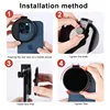 Lightdow 67mm Mobile Phone Lens Metal Filter Holder Filter Holder with Cold Shoe for ND8 CPL White Soft UV Star Filter 2
