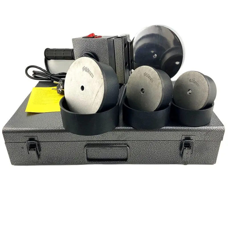 Free Shipping Plumber Tools 1500W 75/90/110MM Temperature Control Plastic PVC Pipe Welding Machine PPR Welder To Weld Plastic 2