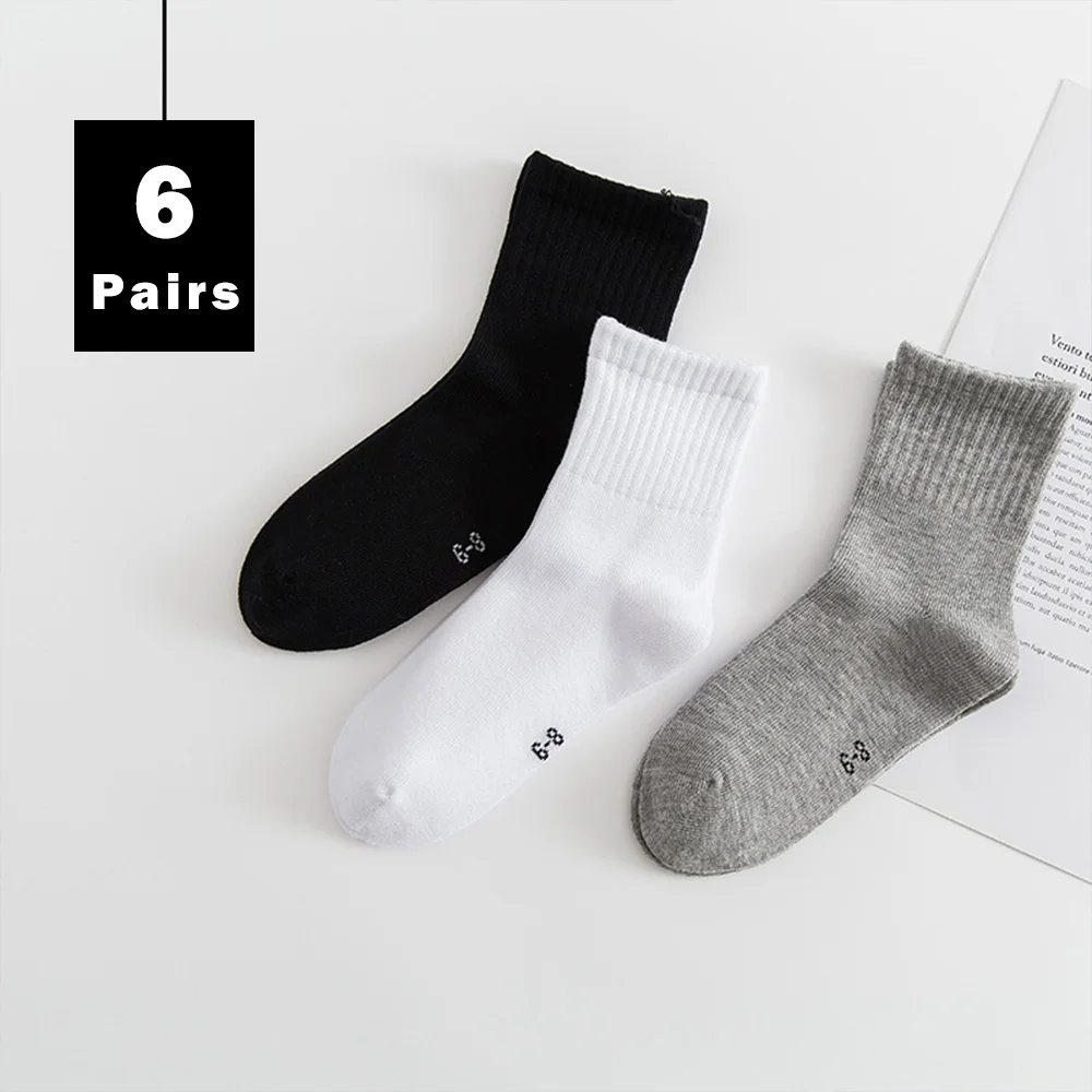 Childrens Socks 6 Pairs/Lot Children Socks Boy Girl 1-12Years