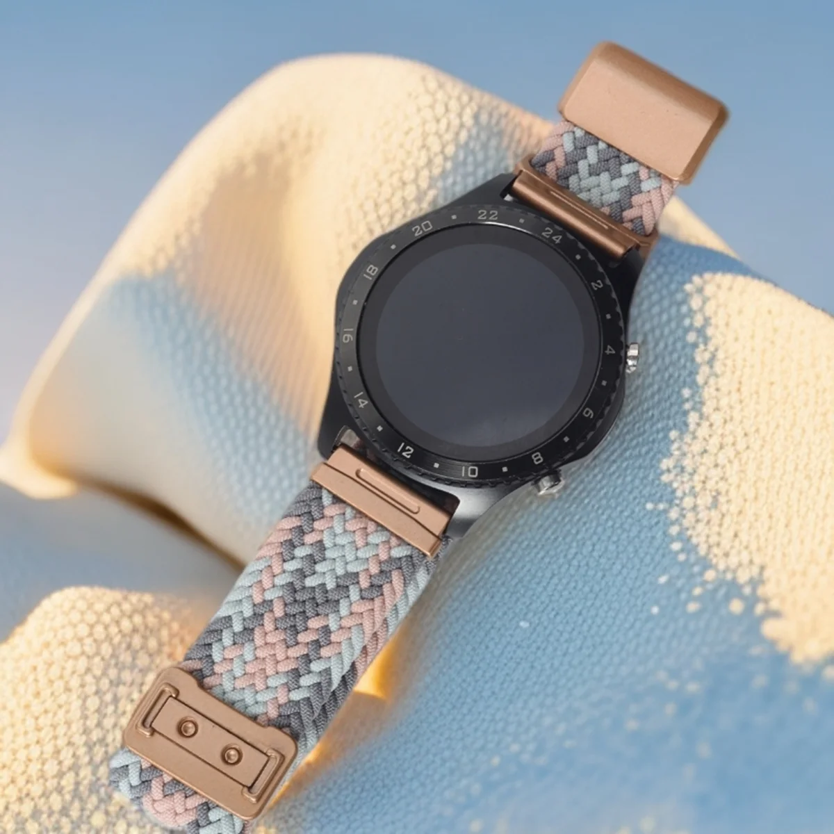 Braided Magnetic Strap - Sport Elastic Bracelet (18/20/22mm)
