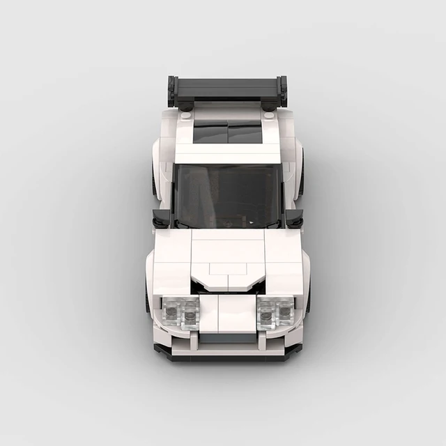 Supra MK4 City MOC Car Racing Model Building Block Technical Speed Champions Super Race F1 Vehicle brick toy Christmas Gift 2