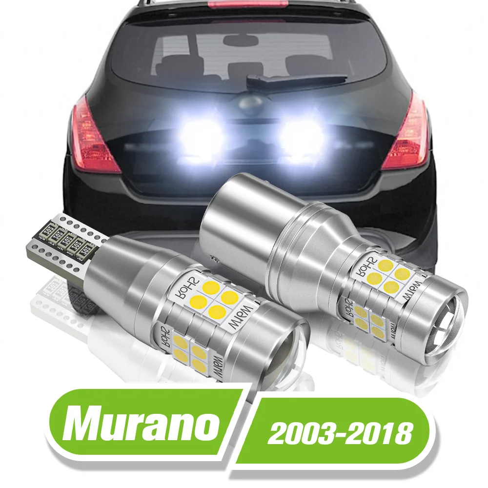 

For Nissan Murano 1 Z50 2 Z51 3 Z52 LED Reverse Light 2pcs Backup Lamp 2003-2018 2012 2013 2014 2015 2016 2017 Accessories