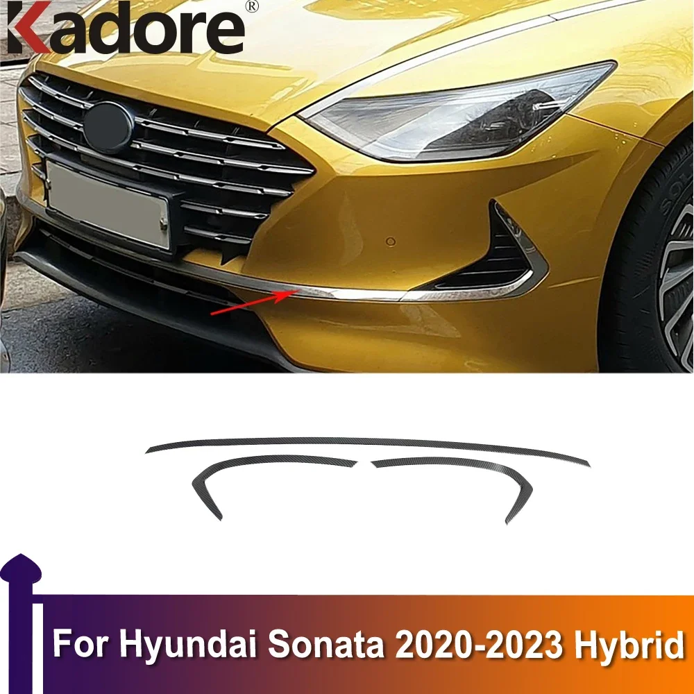 

Гибридная накладка на передний бампер для Hyundai Sonata 2020 2021 2022 2023