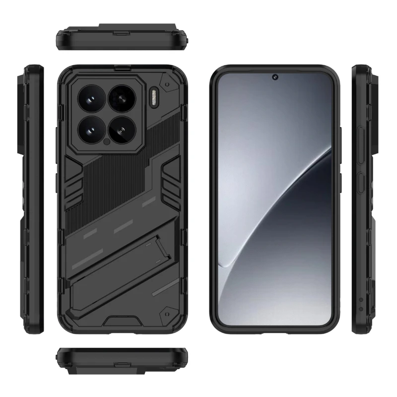 Shockproof Armor Anti-Fall Phone Case with Kickstand and Reinforced Corners